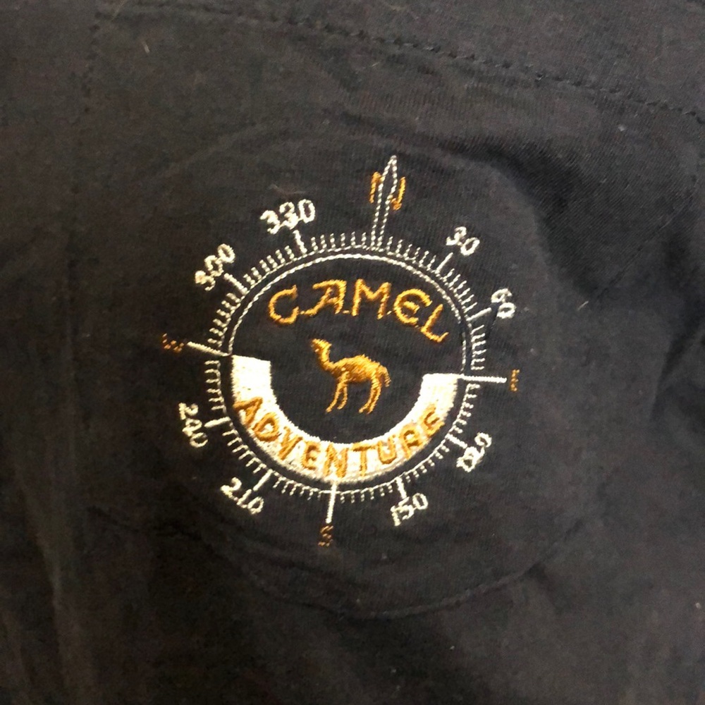 Camel Cigarettes Adventure Wear Embroidered Polo